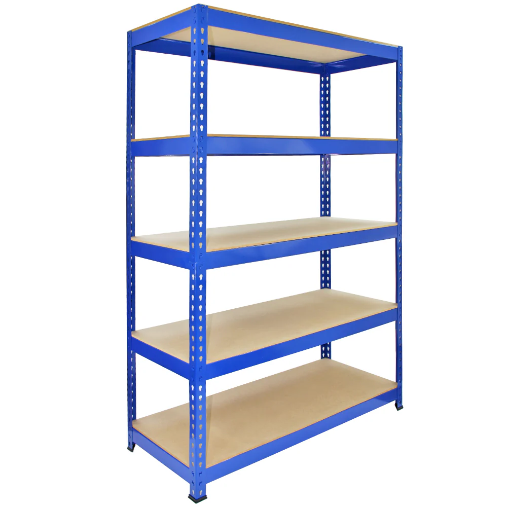 3 x Q-Rax Racking Blue 90 x 50 x 180cm + 2 x Racking Blue 120 x 50 x 180cm - Image 7