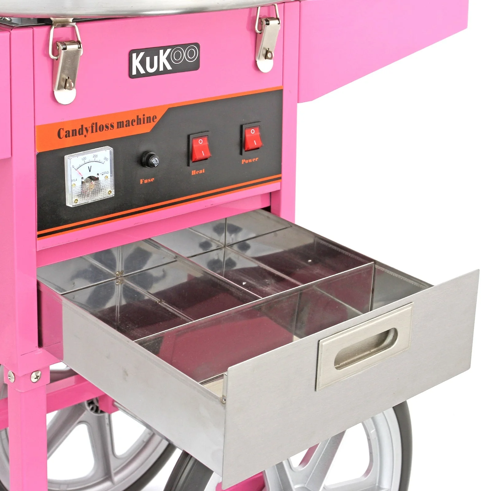 KuKoo Candy Floss Machine With Cart - Image 11