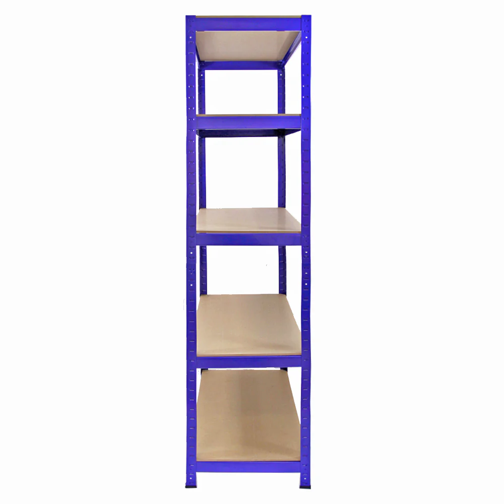 Monster Racking T-Rax Metal Storage Shelves, Blue, 90cm W, 45cm D, Set of 4 - Image 4