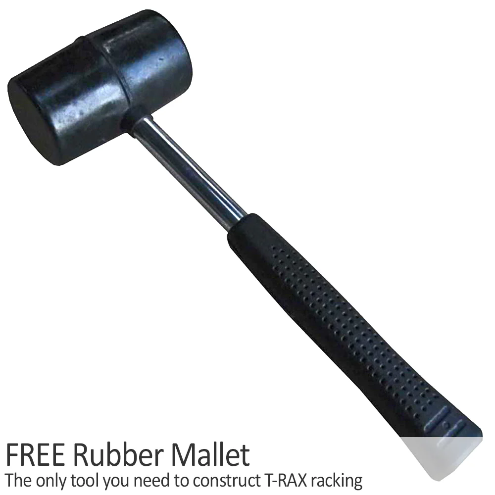 Monster Racking T-Rax Metal Storage Shelves, Blue, 90cm W, 45cm D, Set of 4 - Image 9