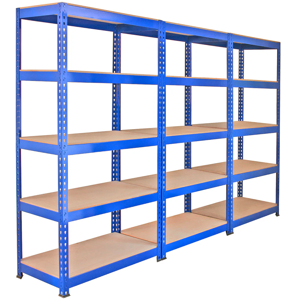 Q-Rax Blue Shelving Units - 90cm x 180cm x 50cm - Image 5