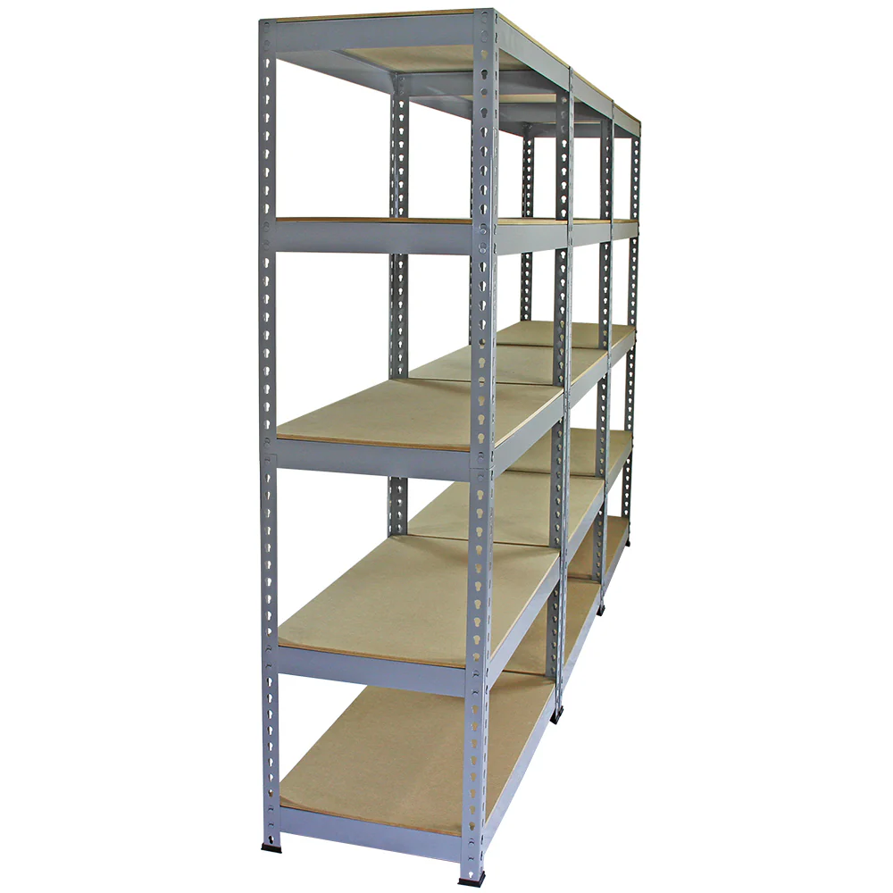 Q-Rax Grey Shelving Units - 90cm x 180cm x 50cm - Image 10