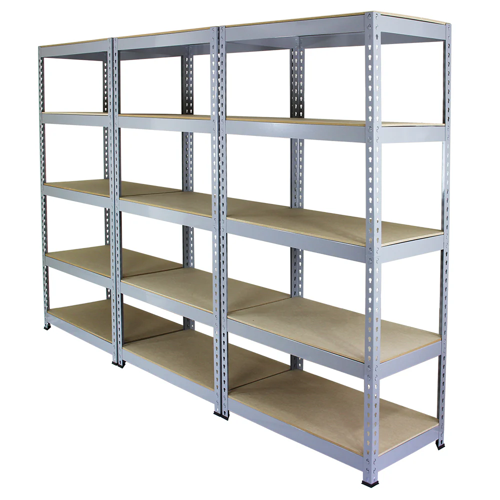 Q-Rax Grey Shelving Units - 90cm x 180cm x 50cm - Image 9
